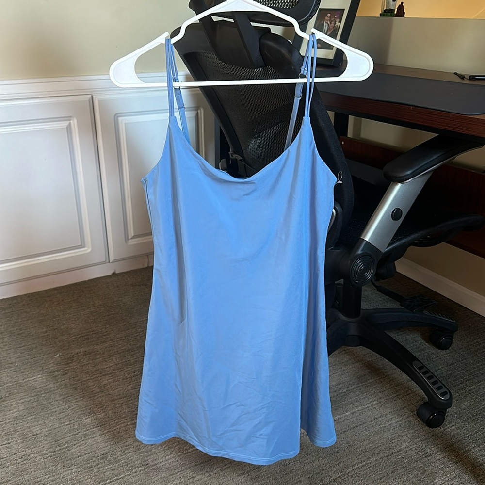 Abercrombie & fitch mini traveler dress in light blue small. Never worn